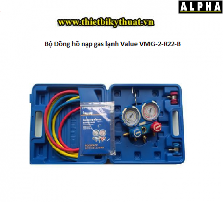 Bộ Đồng hồ nạp gas lạnh Value VMG-2-R22-B