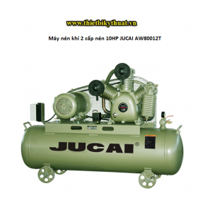 Máy nén khí 2 cấp nén 10HP JUCAI AW80012T
