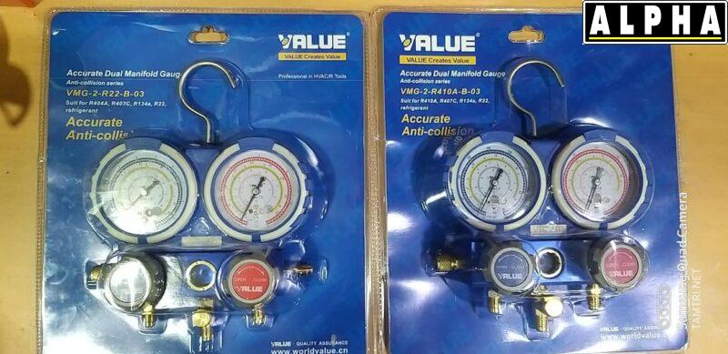 Đồng hồ nạp gas lạnh Value VMG-2-R22-03