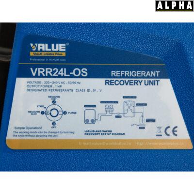 Thiết bị thu hồi gas lạnh Value VRR24L-OS