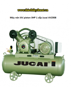Máy nén khí piston 3HP 1 cấp Jucai AV2508