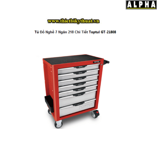 Tủ Đồ Nghề 7 Ngăn 218 Chi Tiết Toptul GT 21808