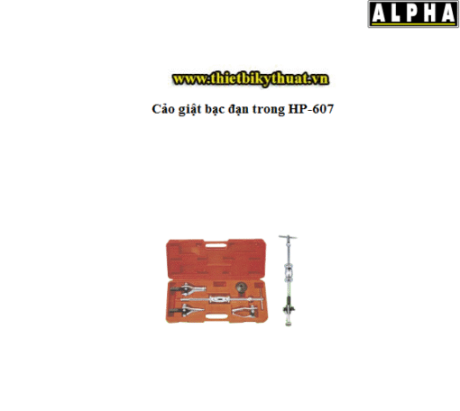 Cảo giật bạc đạn trong HP 607