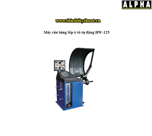 Máy cân bằng lốp ô tô tự động HW 125