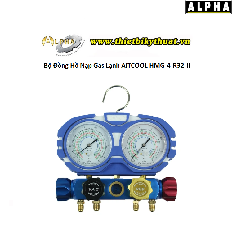 Bộ Đồng Hồ Nạp Gas Lạnh AITCOOL HMG 4 R32 II