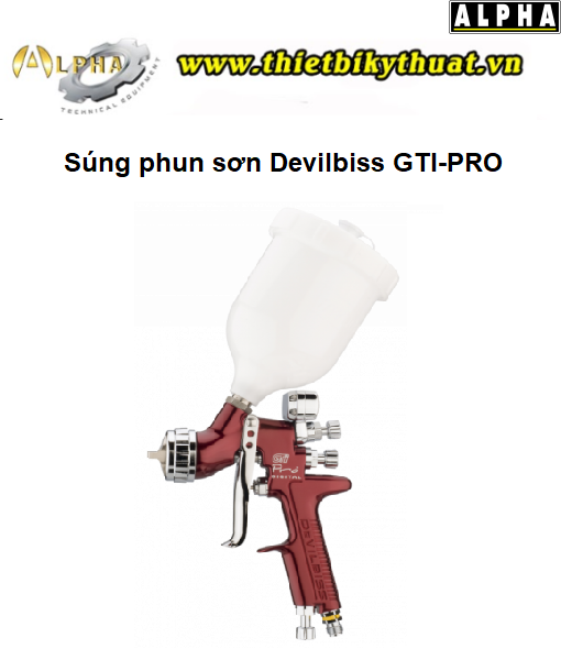 Súng phun sơn Devilbiss GTI PRO H1