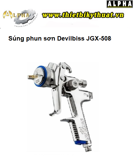 Súng phun sơn Devilbiss JGX 508