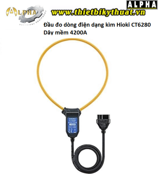 u đo dòng điện dạng kìm Hioki CT6280 Dây mềm 4200A