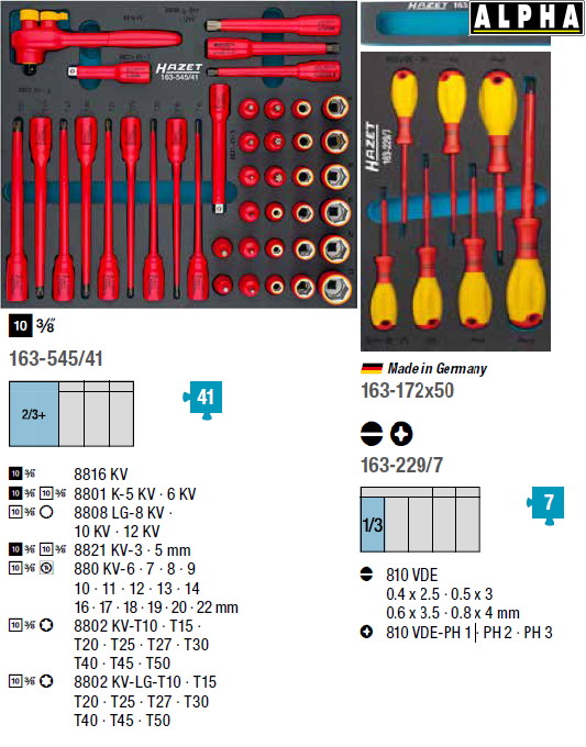 Tủ dụng cụ 7 ngăn Hazet 179NX-7-RAL3020