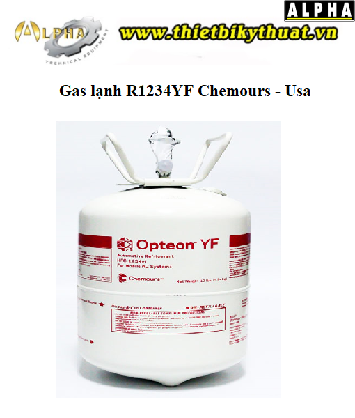 Opteon R1234yf Gas lạnh R1234YF Chemours Opteon - CÔNG TY TNHH THIẾT BỊ KỸ THUẬT ALPHA