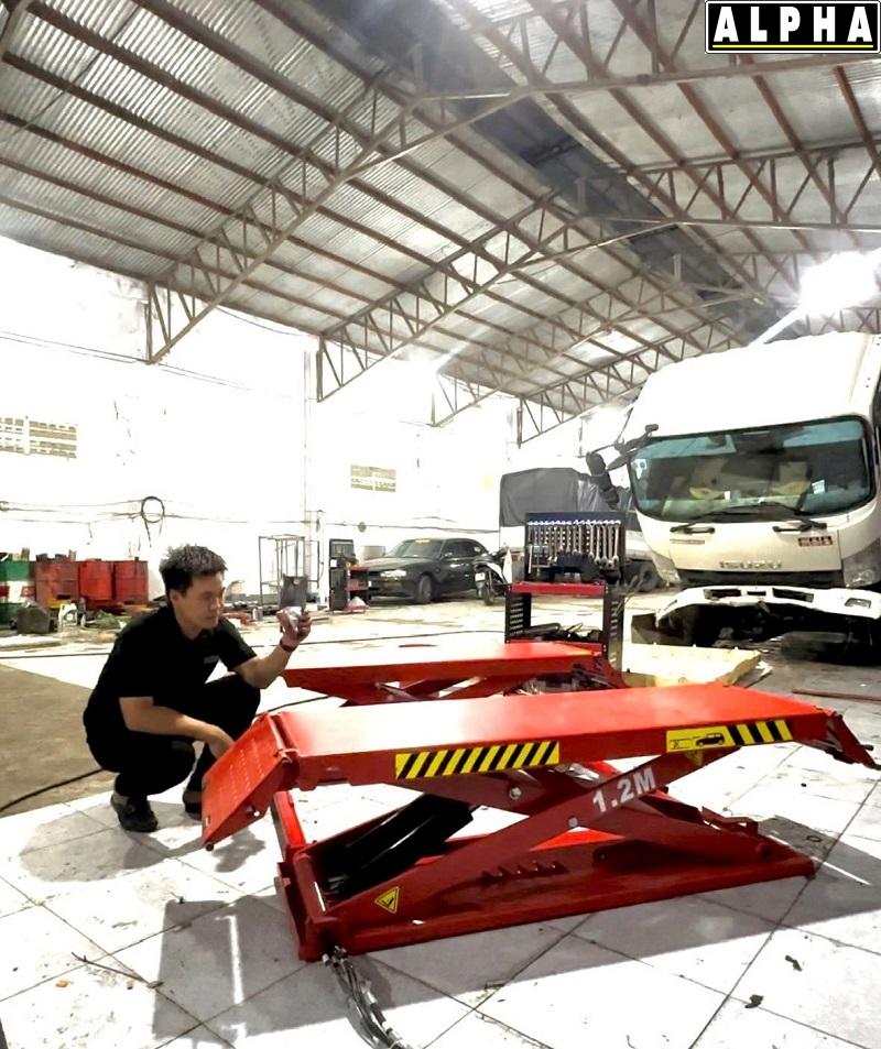 cầu nâng cắt kéo di động 4 tấn cầu nâng cắt kéo di động 4 tấn