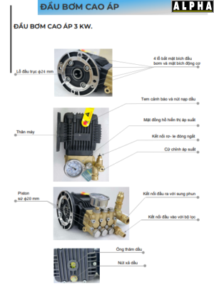 Máy Rửa Xe Cao Áp RYDER 3KW RYDER