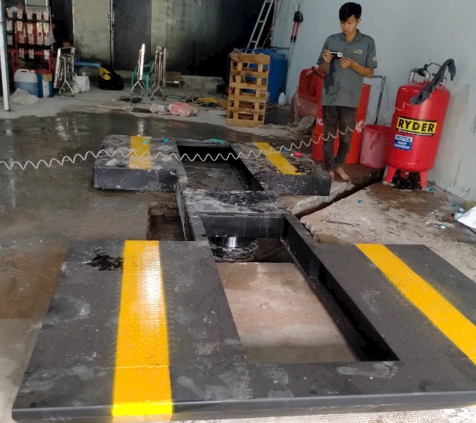 DỊCH VỤ DI DỜI VÀ THÁO LẮP CẦU NÂNG 1 TRỤ RỬA XE