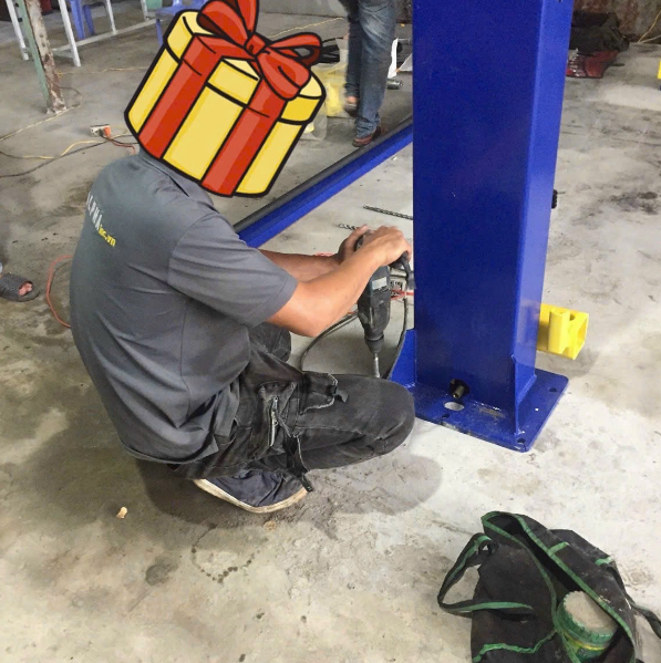 DỊCH VỤ DI DỜI VÀ THÁO LẮP CẦU NÂNG 2 TRỤ RỬA XE