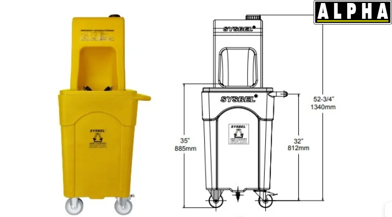 Bồn Rửa Mắt Di Động SYSBEL WG6000AD Bồn Rửa Mắt Di Động SYSBEL WG6000AD
