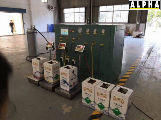 Hệ Thống Chiết Nạp Môi Chất Lạnh Đa Trạm CHUNMU CM20A